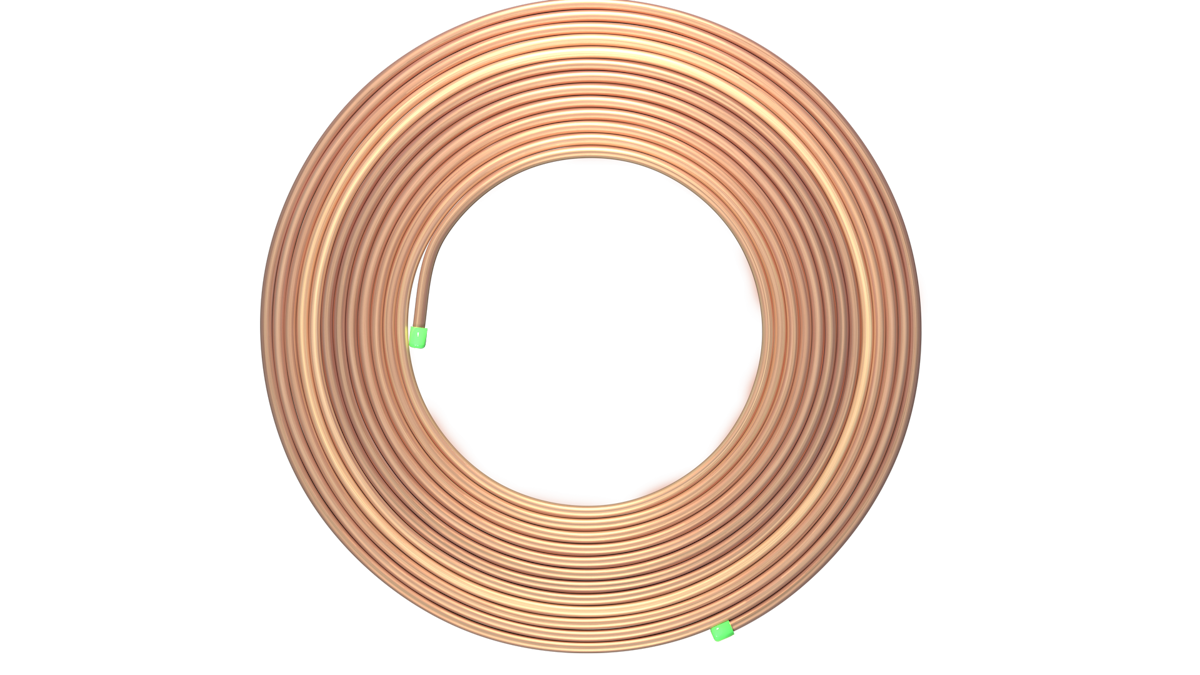 Труба медная 06,35x0,61x15000мм (1\/4"х0,024") Refpipe Master SPL-06061-15RP
