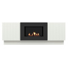 Тумба с биокамином Firelight BFP/P-1400L белая